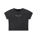 Arcania Women's Snow Washed Crop Top